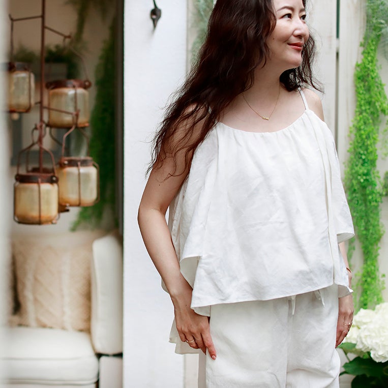 2WAYリネンオールインワン | Wakos